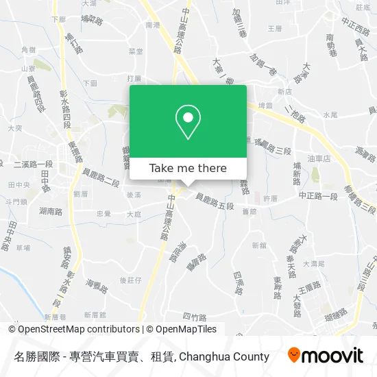 名勝國際 - 專營汽車買賣、租賃地圖