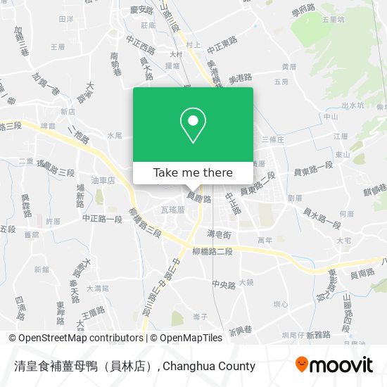 清皇食補薑母鴨（員林店）地圖