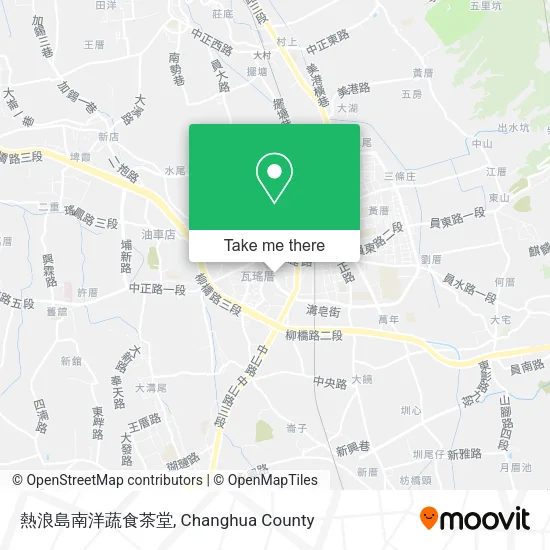 熱浪島南洋蔬食茶堂地圖
