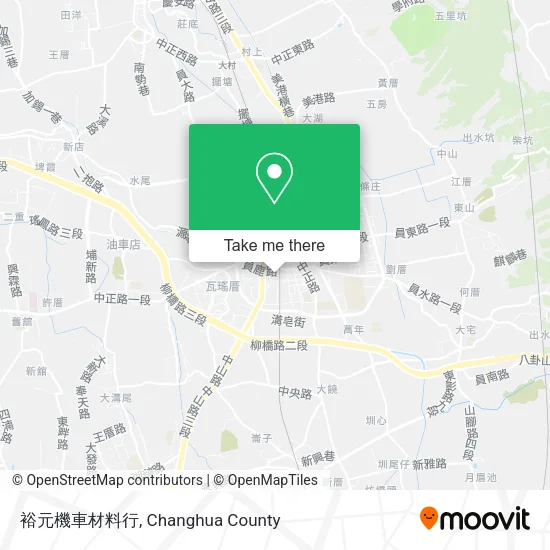 裕元機車材料行地圖