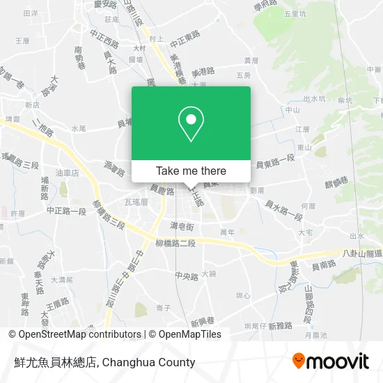鮮尤魚員林總店地圖