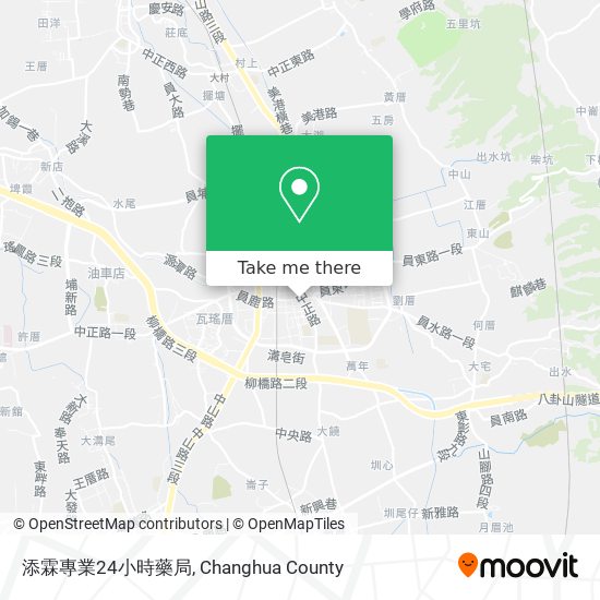添霖專業24小時藥局 map