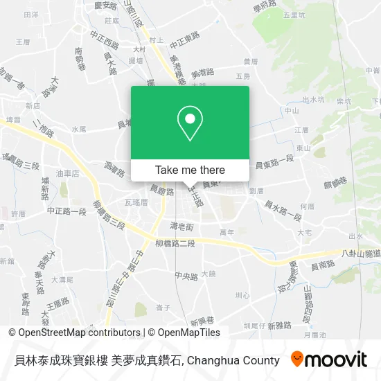 員林泰成珠寶銀樓 美夢成真鑽石 map