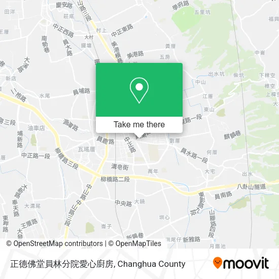 正德佛堂員林分院愛心廚房 map