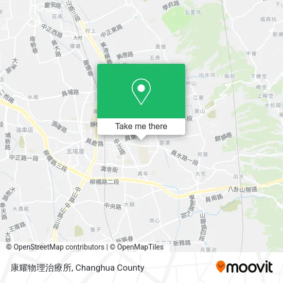 康耀物理治療所地圖