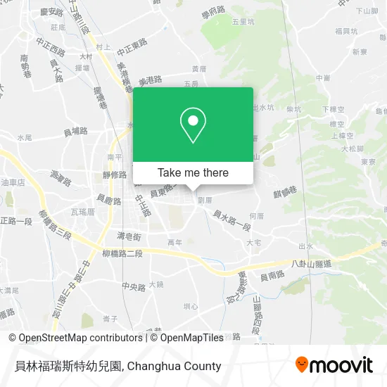 員林福瑞斯特幼兒園地圖