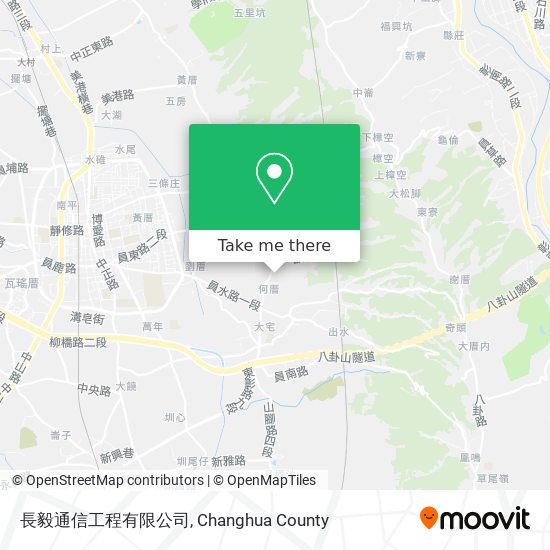 長毅通信工程有限公司地圖