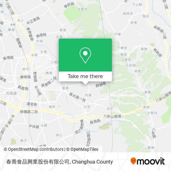 春喬食品興業股份有限公司 map
