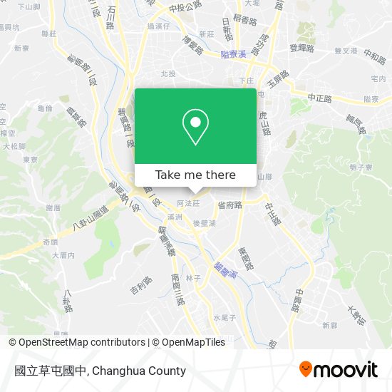 國立草屯國中 map