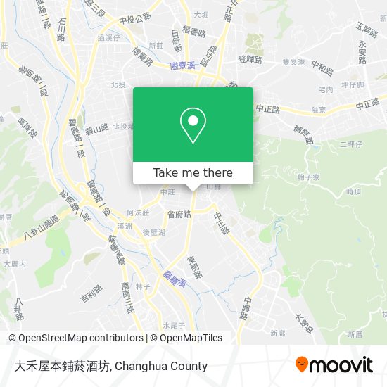 大禾屋本鋪菸酒坊地圖