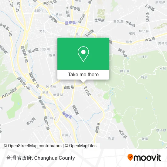 台灣省政府 map