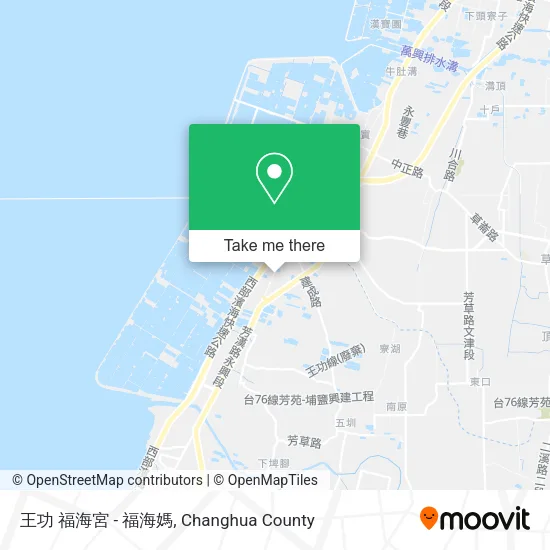 王功 福海宮 - 福海媽 map