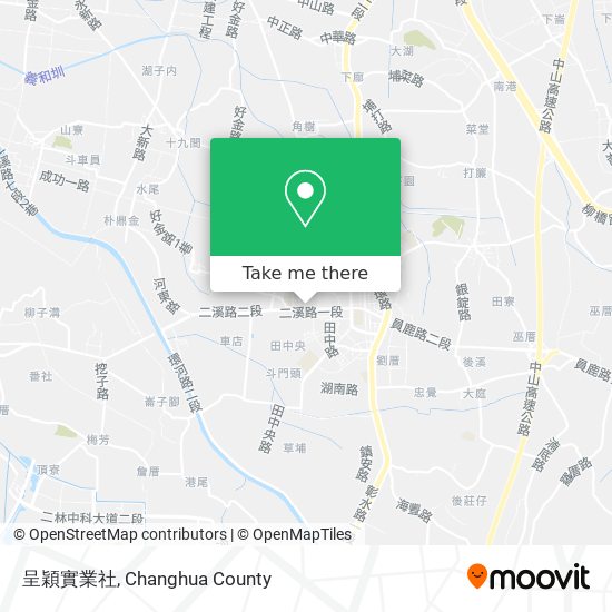 呈穎實業社地圖