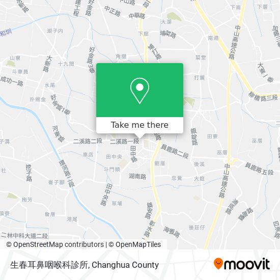 生春耳鼻咽喉科診所 map