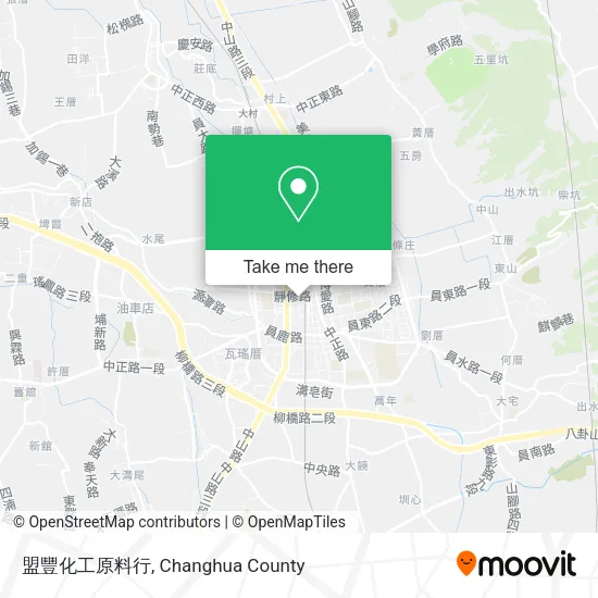 盟豐化工原料行地圖