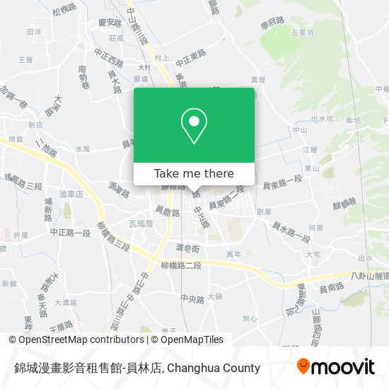 錦城漫畫影音租售館-員林店 map