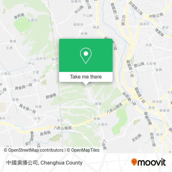 中國廣播公司地圖