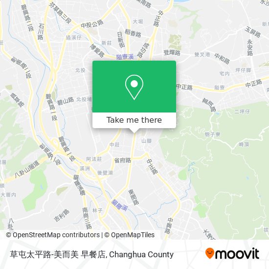 草屯太平路-美而美 早餐店 map