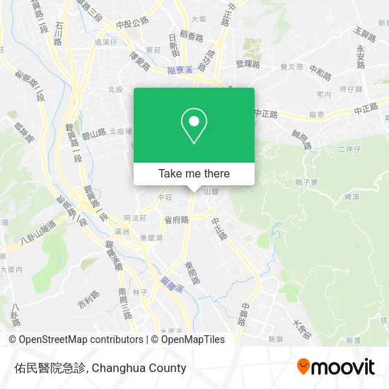 佑民醫院急診 map