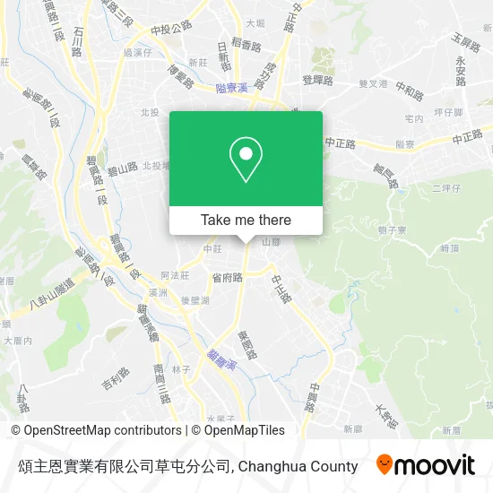 頌主恩實業有限公司草屯分公司 map