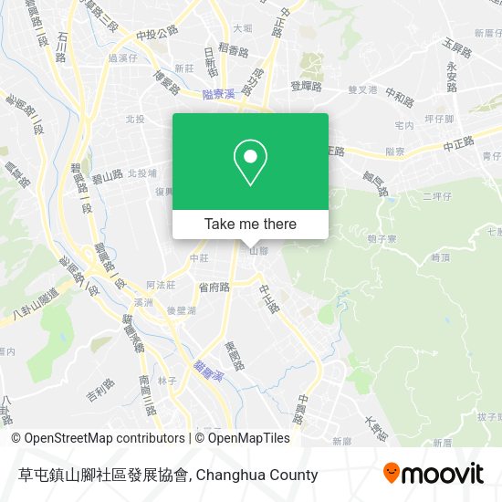 草屯鎮山腳社區發展協會 map