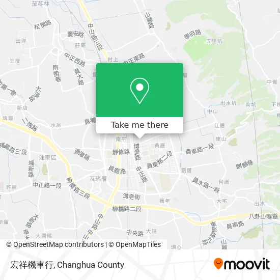 宏祥機車行地圖