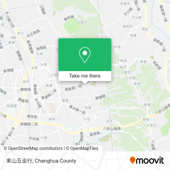東山五金行地圖