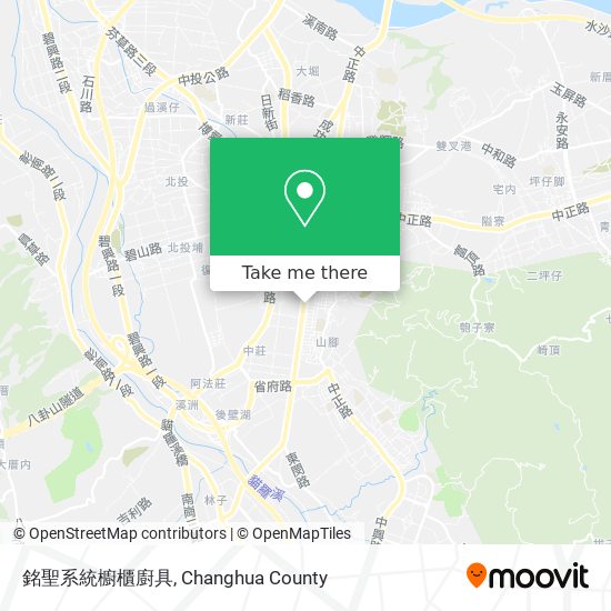 銘聖系統櫥櫃廚具 map