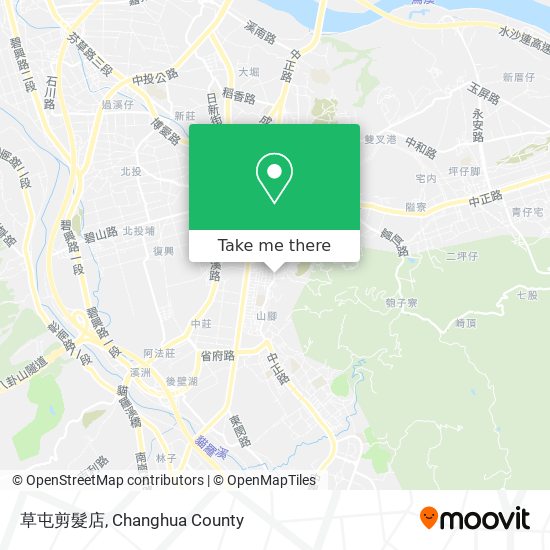 草屯剪髮店 map