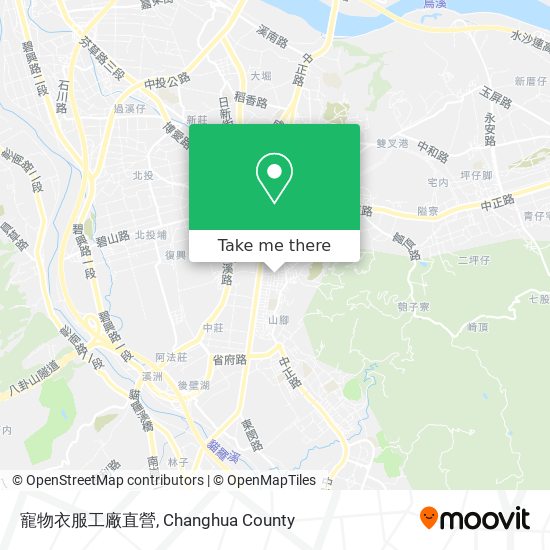 寵物衣服工廠直營地圖