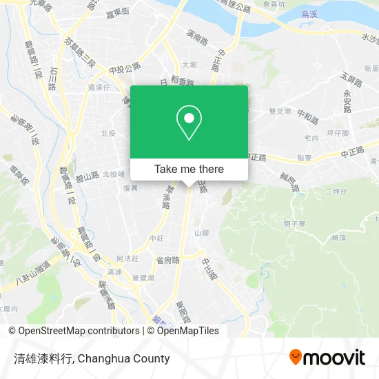 清雄漆料行地圖
