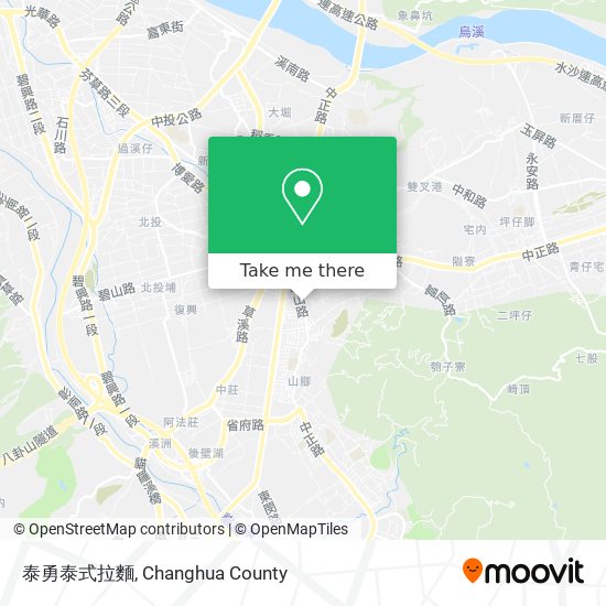 泰勇泰式拉麵地圖