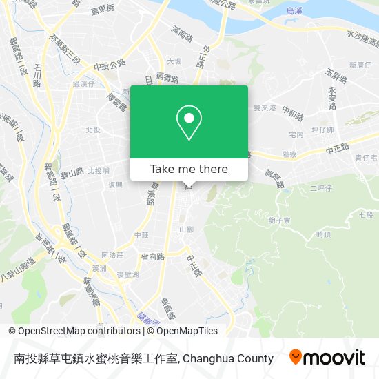 南投縣草屯鎮水蜜桃音樂工作室地圖