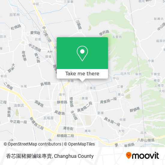 香芯園豬腳滷味專賣 map