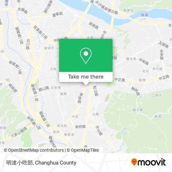 明達小吃部地圖
