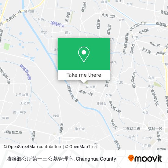埔鹽鄉公所第一三公墓管理室 map