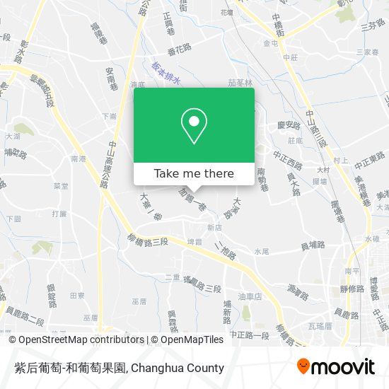 紫后葡萄-和葡萄果園地圖