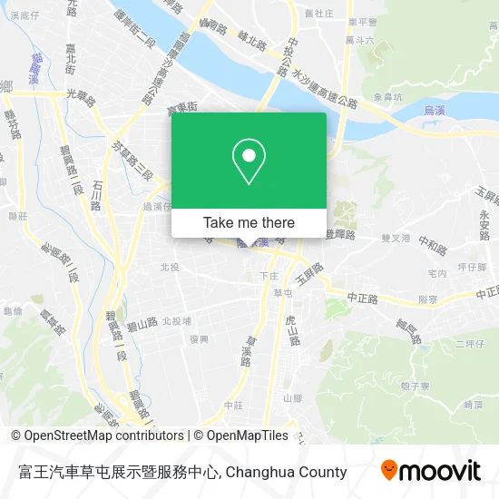 富王汽車草屯展示暨服務中心地圖