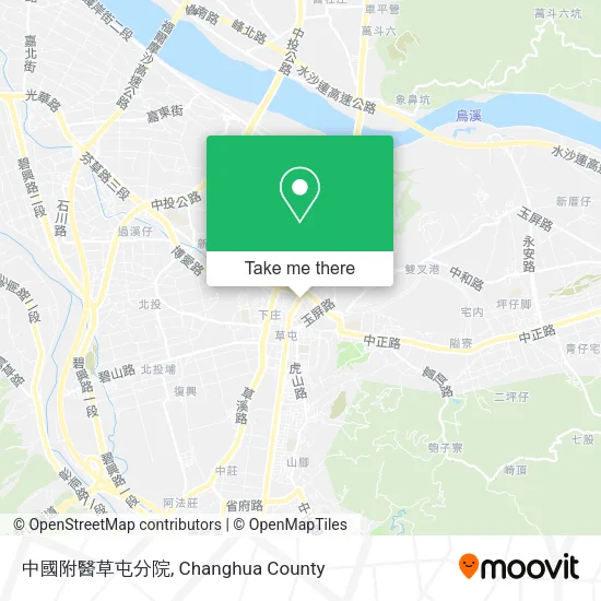 中國附醫草屯分院 map
