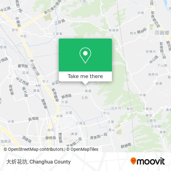 大炘花坊 map