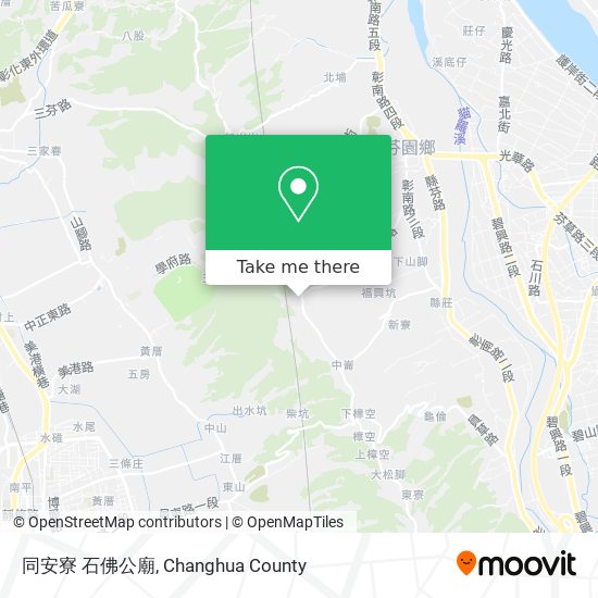 同安寮 石佛公廟地圖