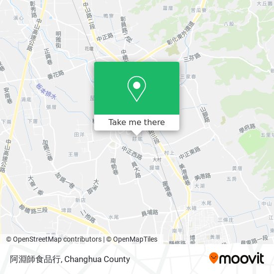 阿淵師食品行地圖