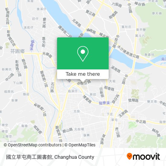 國立草屯商工圖書館 map