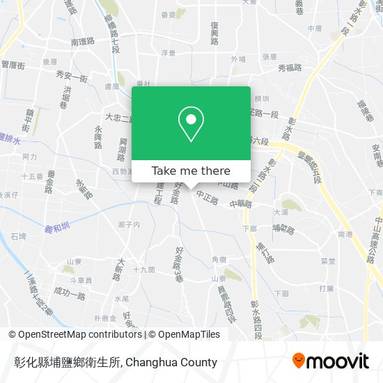 彰化縣埔鹽鄉衛生所地圖