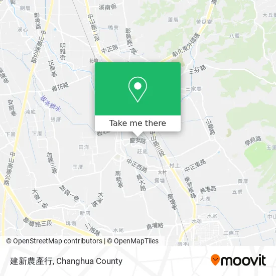 建新農產行地圖