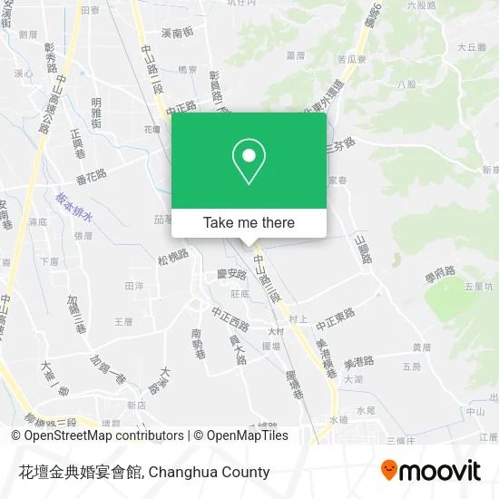 花壇金典婚宴會館 map