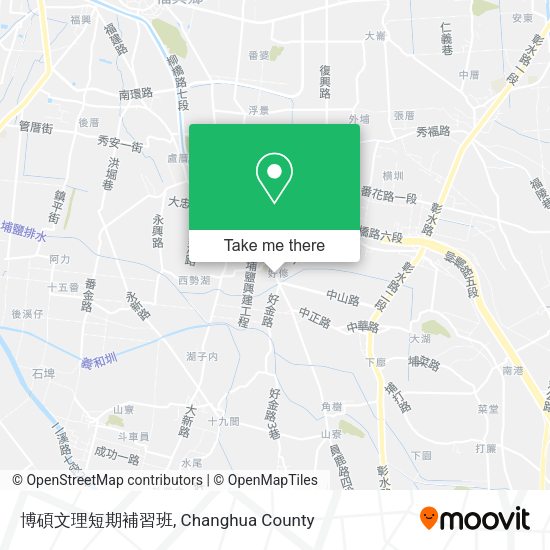 博碩文理短期補習班 map