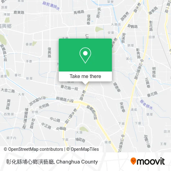 彰化縣埔心鄉演藝廳 map