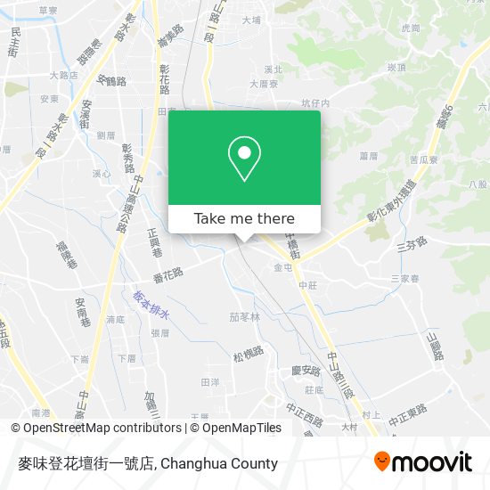 麥味登花壇街一號店地圖