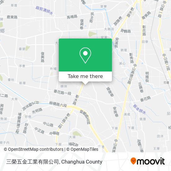 三榮五金工業有限公司 map